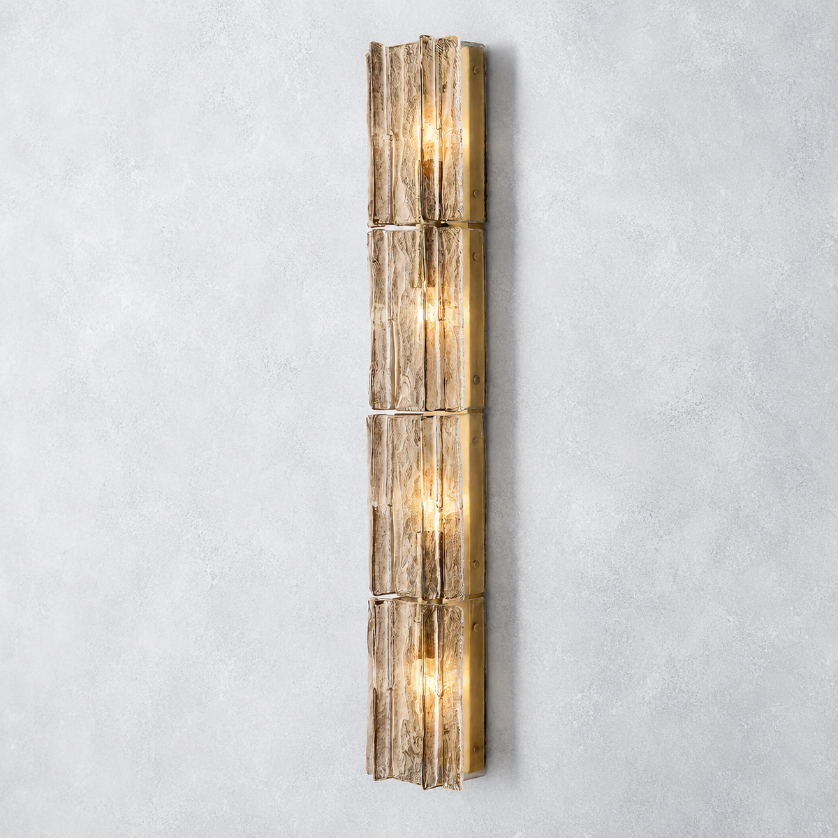 Enclave Smoke Glass Grand Sconce