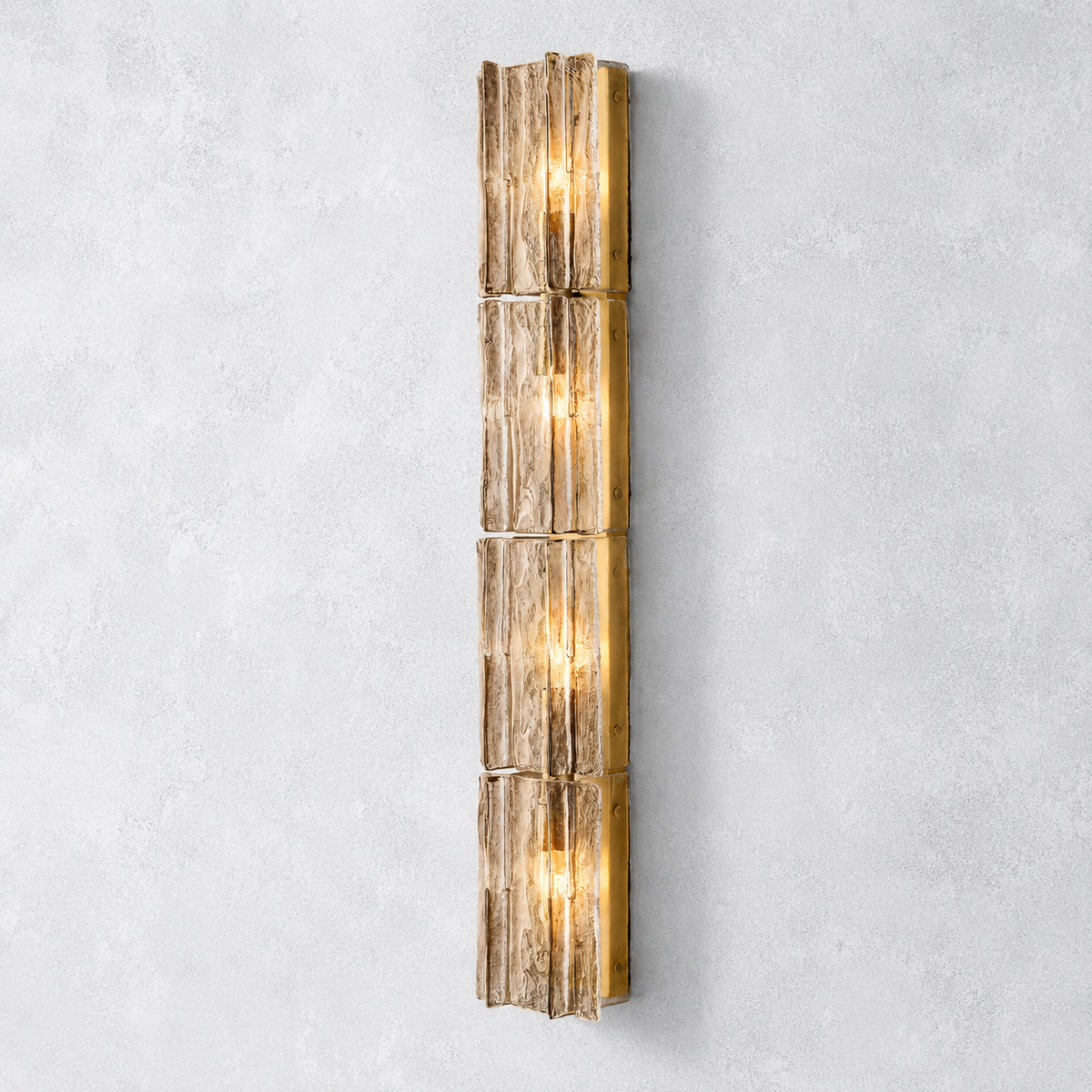 Enclave Smoke Glass Grand Sconce