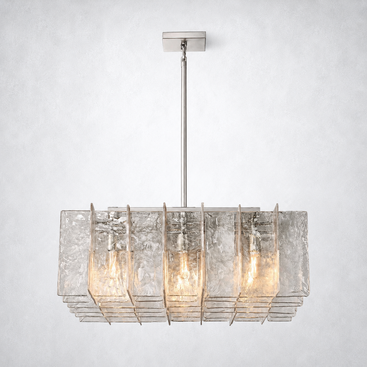 Enclave Square Chandelier 37"