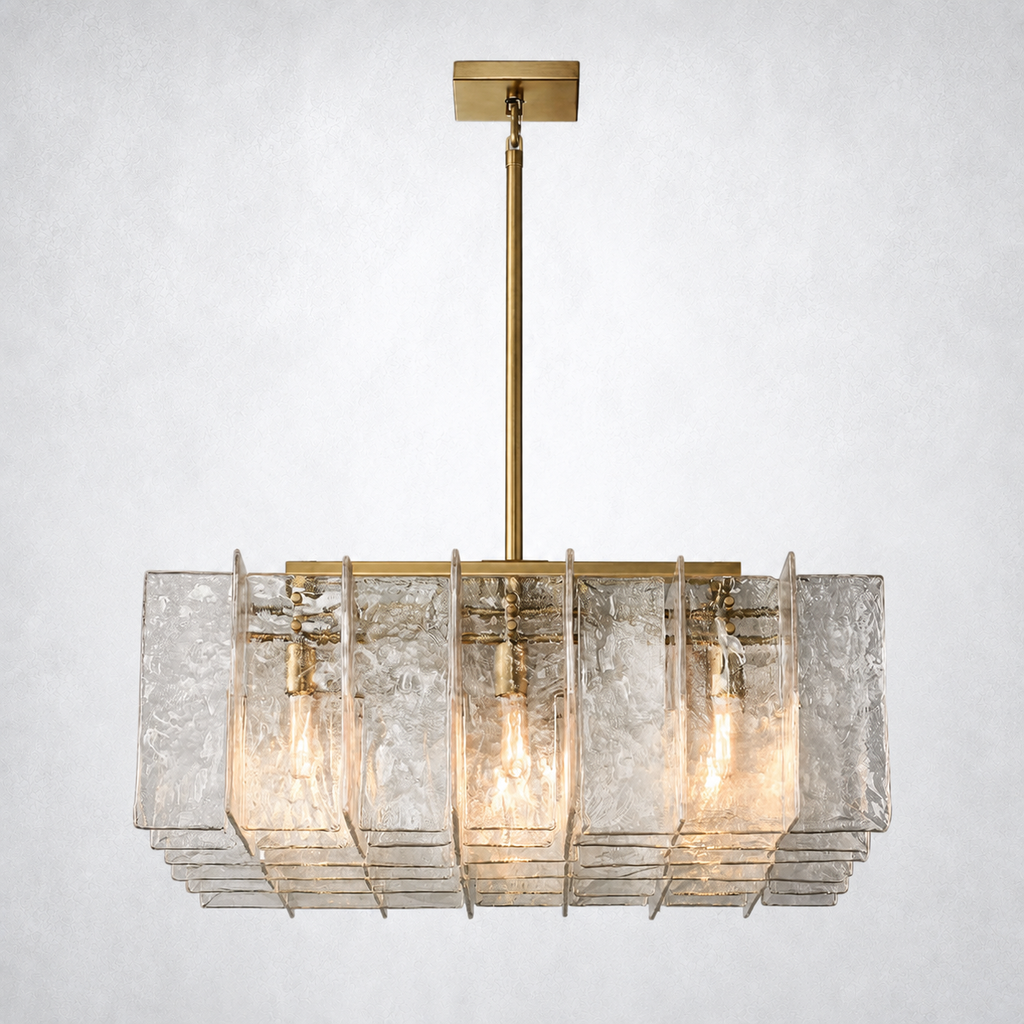 Enclave Square Chandelier 37"