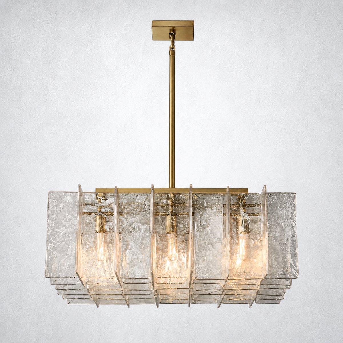 Enclave Square Chandelier 37"