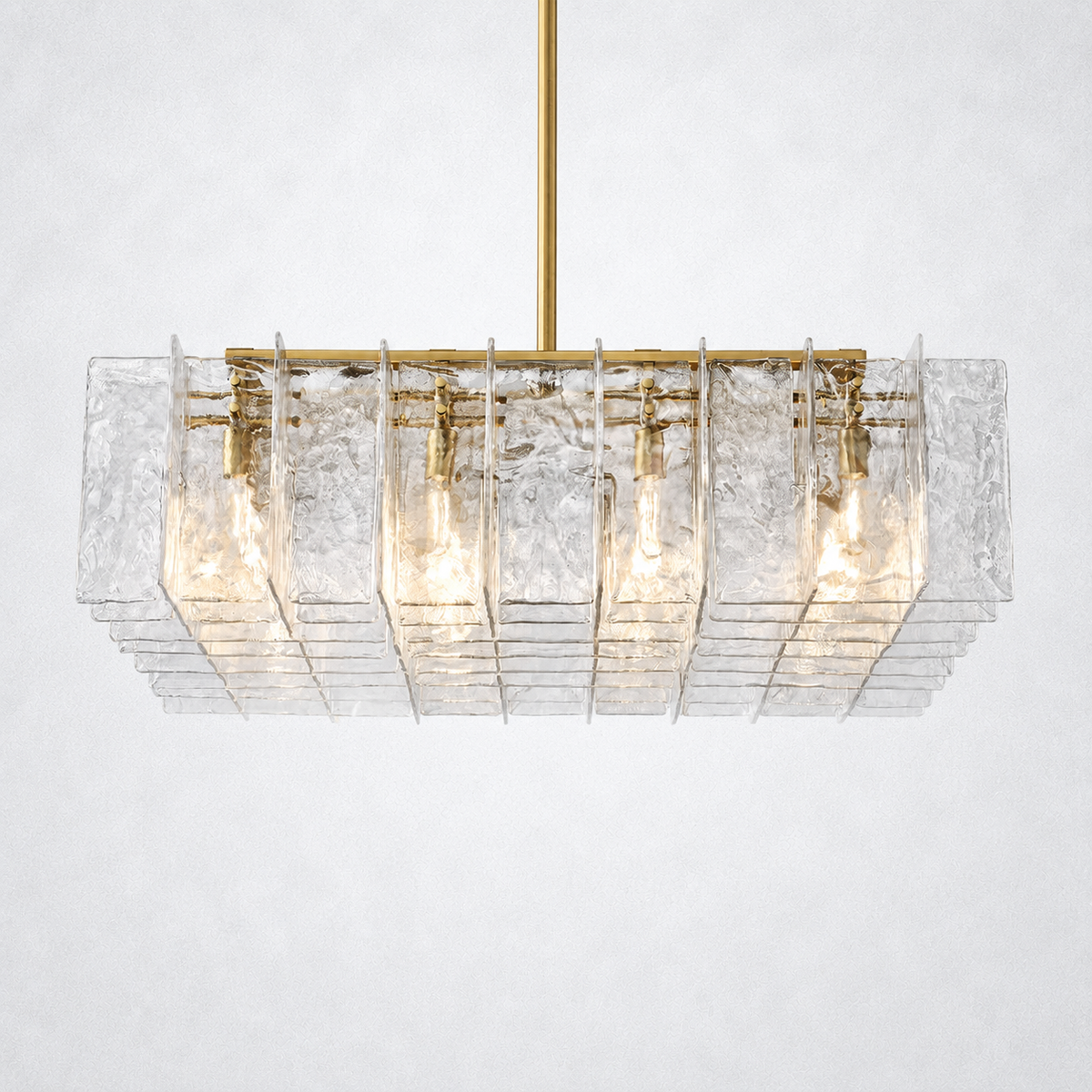Enclave Square Chandelier 49"
