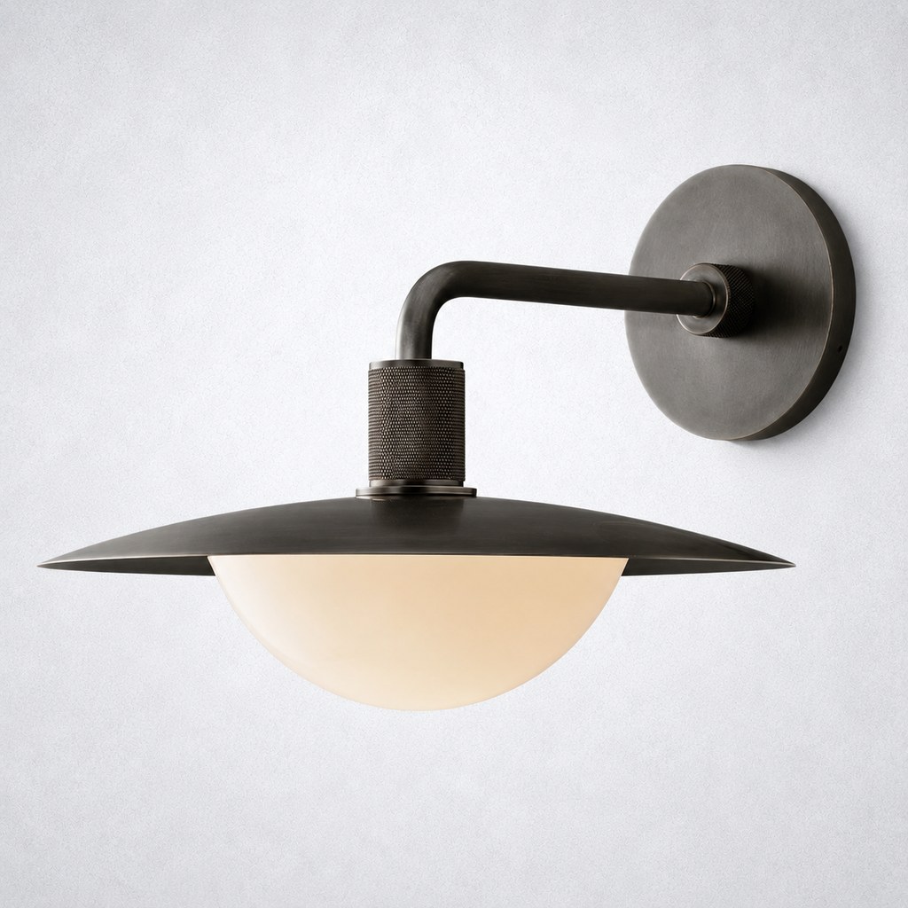 Ivory Round Sconce