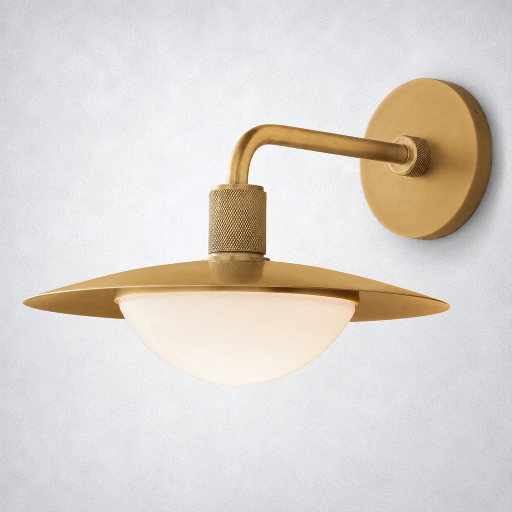 Ivory Round Sconce