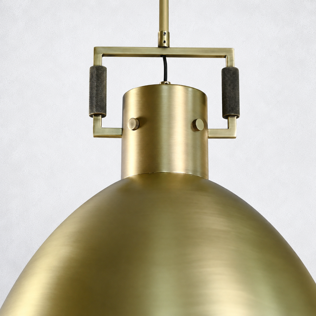 Caledon Brass Cloche Pendant  10″ 14″ 18″