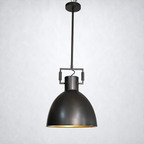 Caledon Brass Cloche Pendant  10″ 14″ 18″
