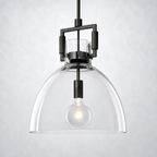 Caledon Glass Cloche Pendant  10″ 14″ 18″