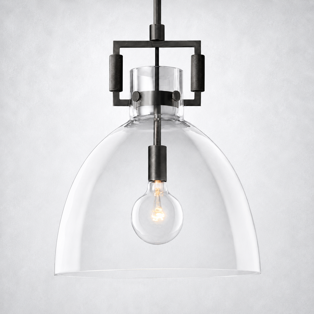 Caledon Glass Cloche Pendant  10″ 14″ 18″
