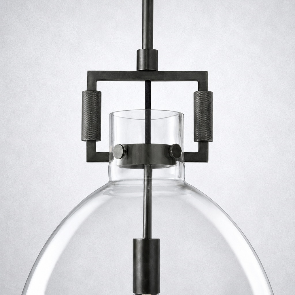 Caledon Glass Cloche Pendant  10″ 14″ 18″