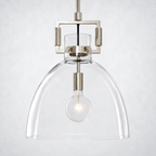 Caledon Glass Cloche Pendant  10″ 14″ 18″