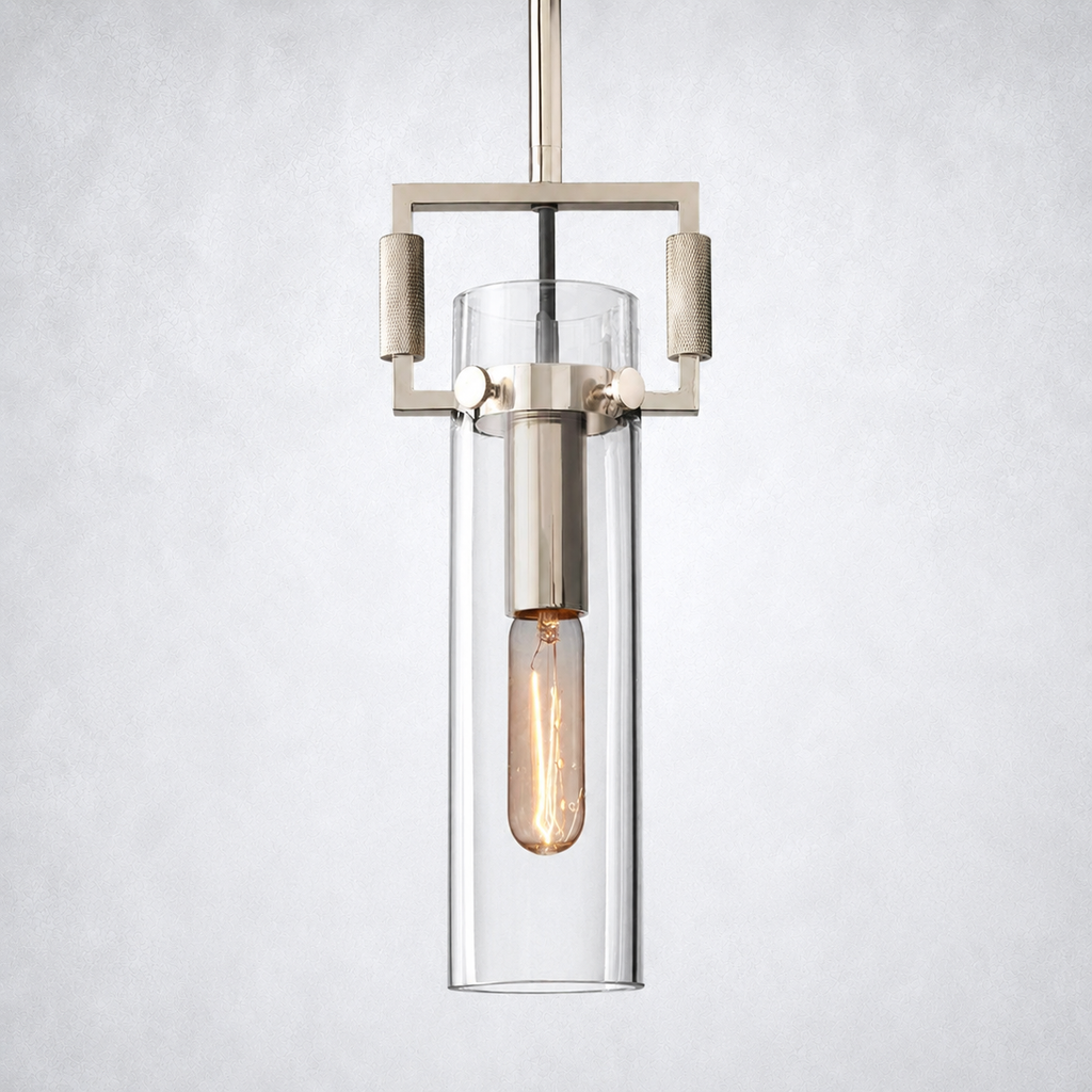 Caledon Glass Cylinder Pendant
