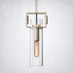 Caledon Glass Cylinder Pendant