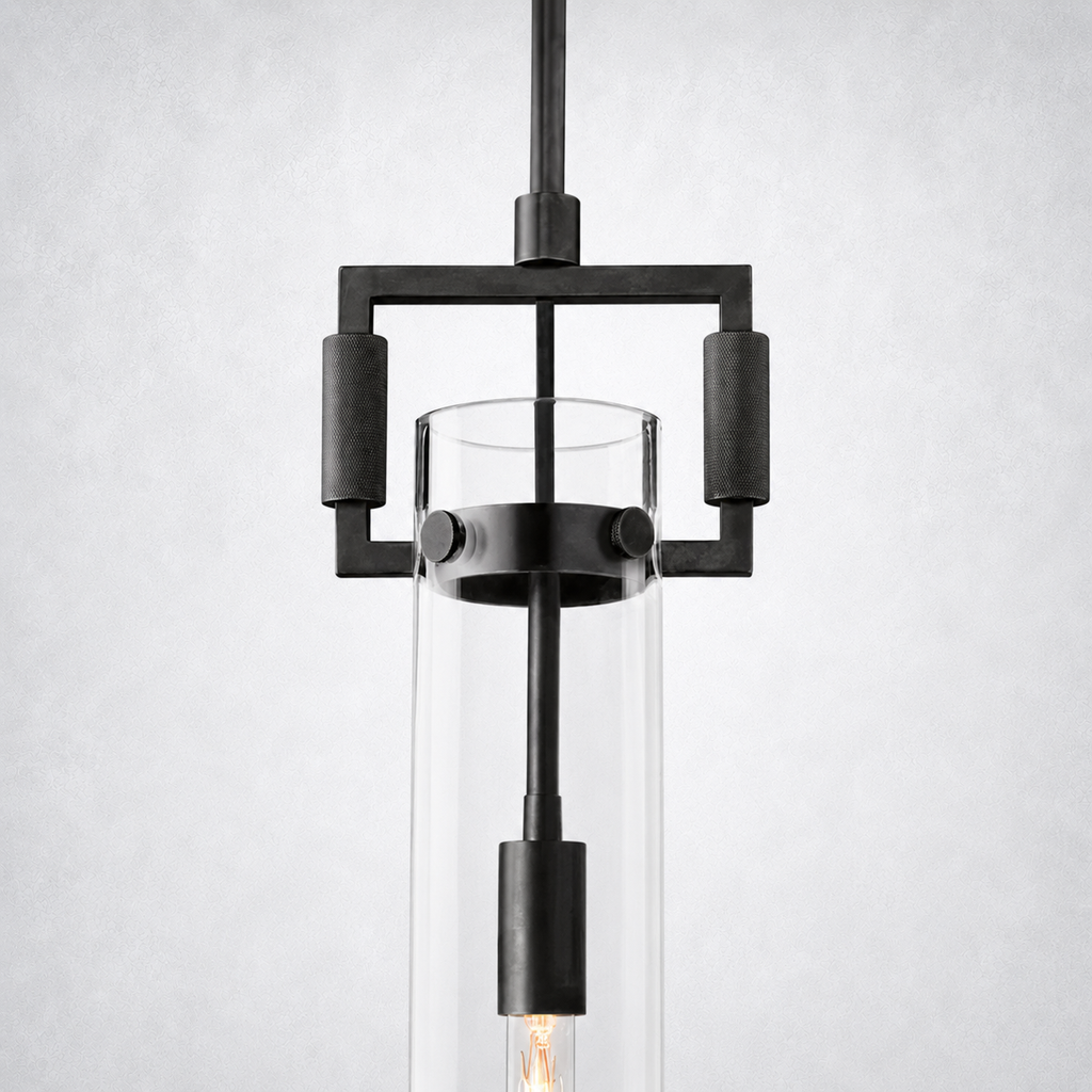 Caledon Glass Cylinder Pendant