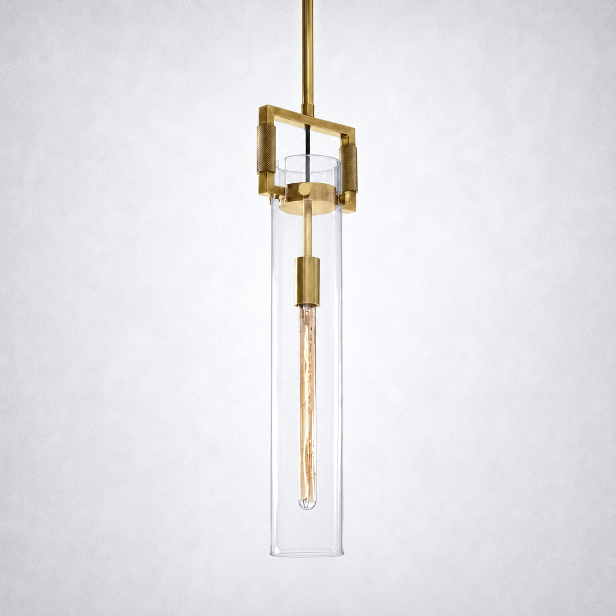 Caledon Glass Cylinder Pendant
