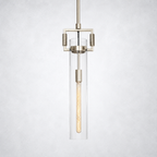 Caledon Glass Cylinder Pendant