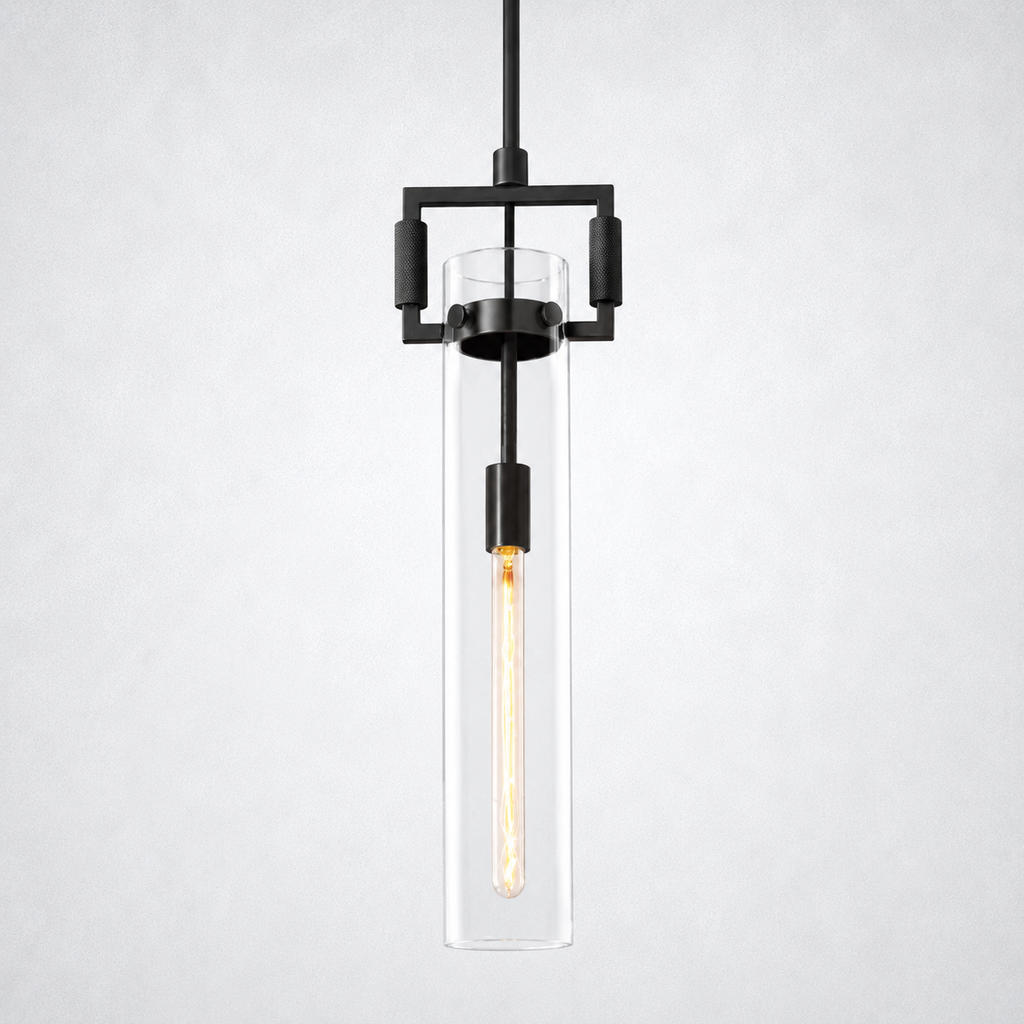 Caledon Glass Cylinder Pendant