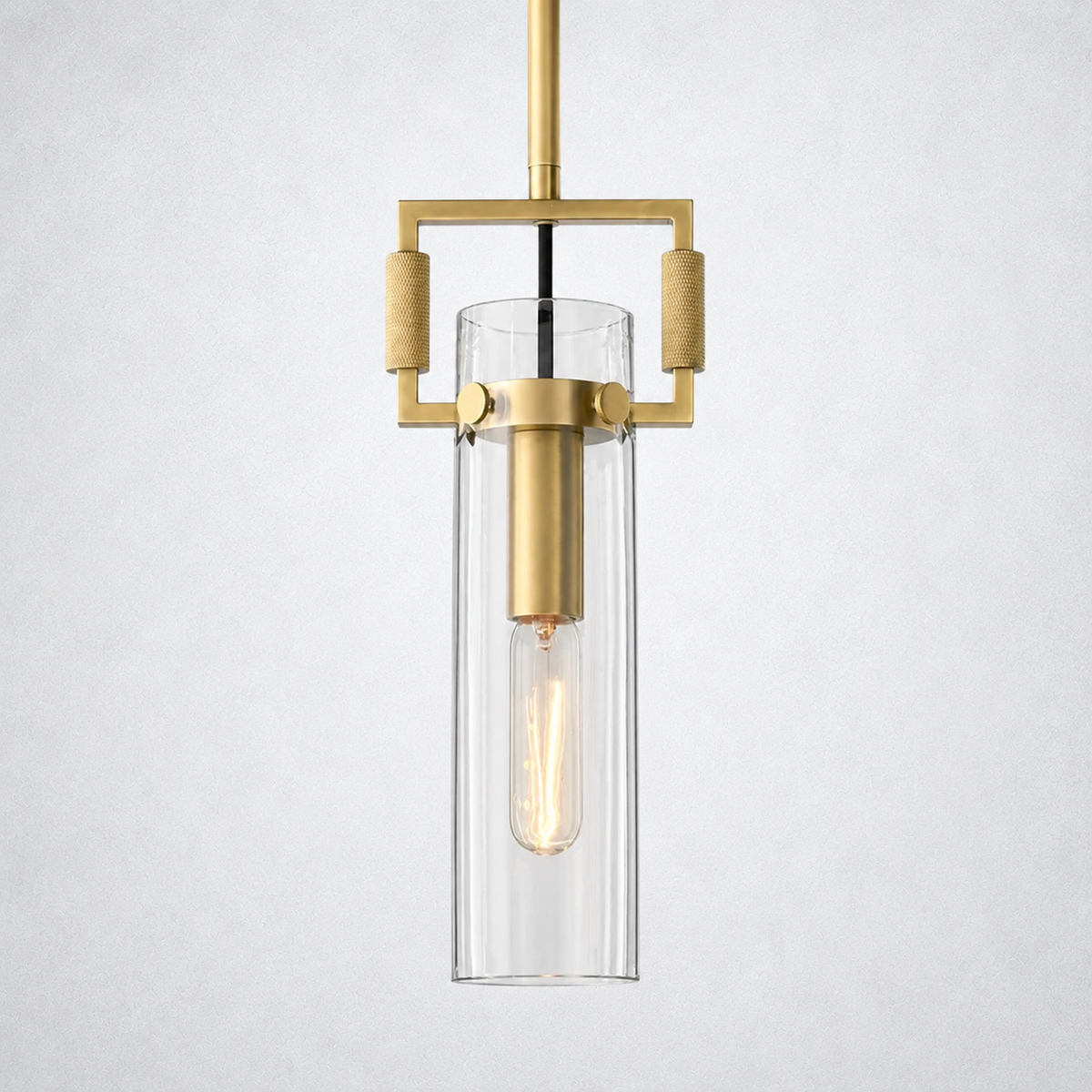 Caledon Glass Cylinder Pendant