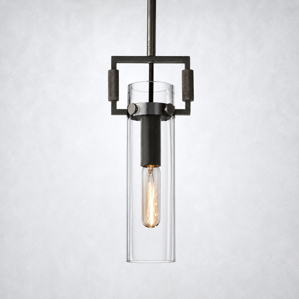 Caledon Glass Cylinder Pendant