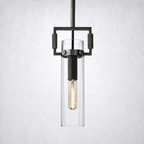 Caledon Glass Cylinder Pendant