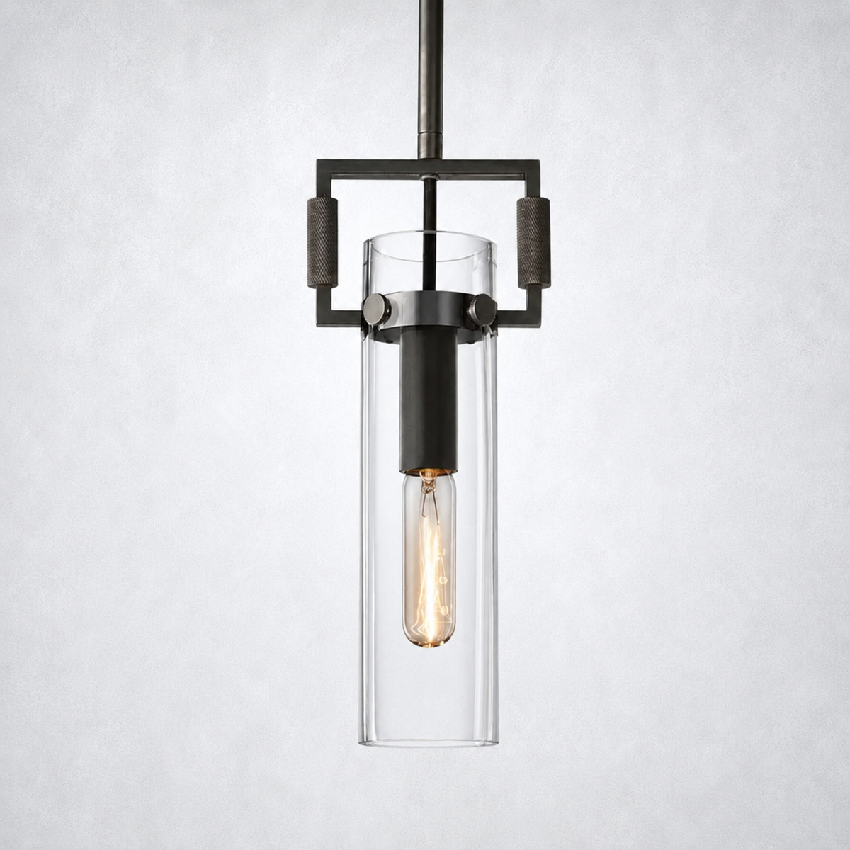 Caledon Glass Cylinder Pendant