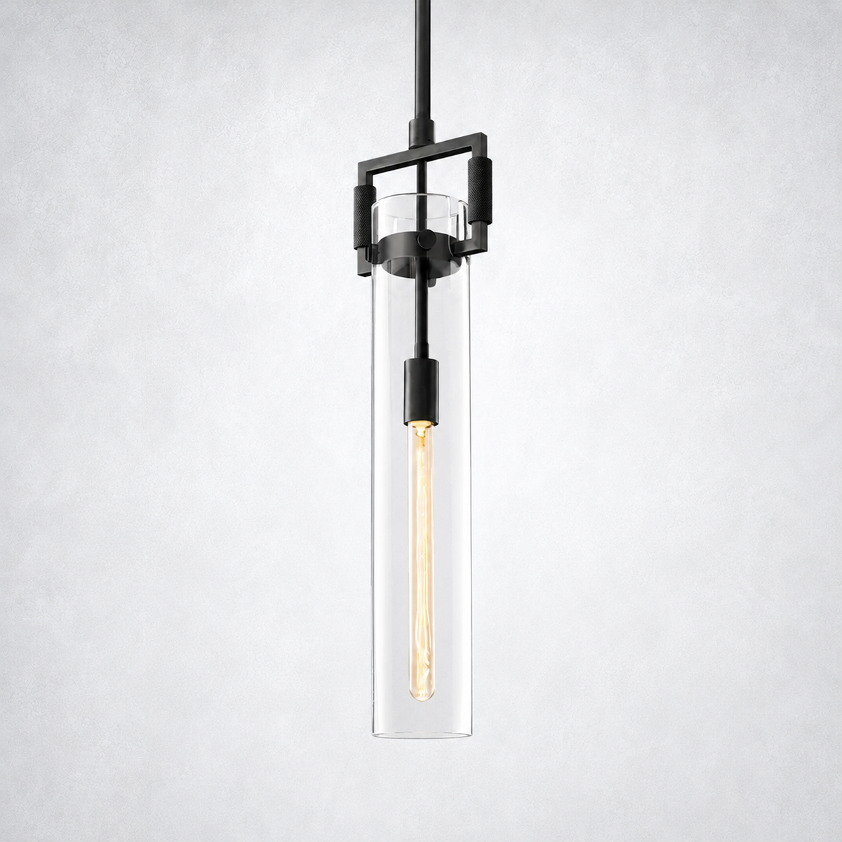 Caledon Glass Cylinder Pendant