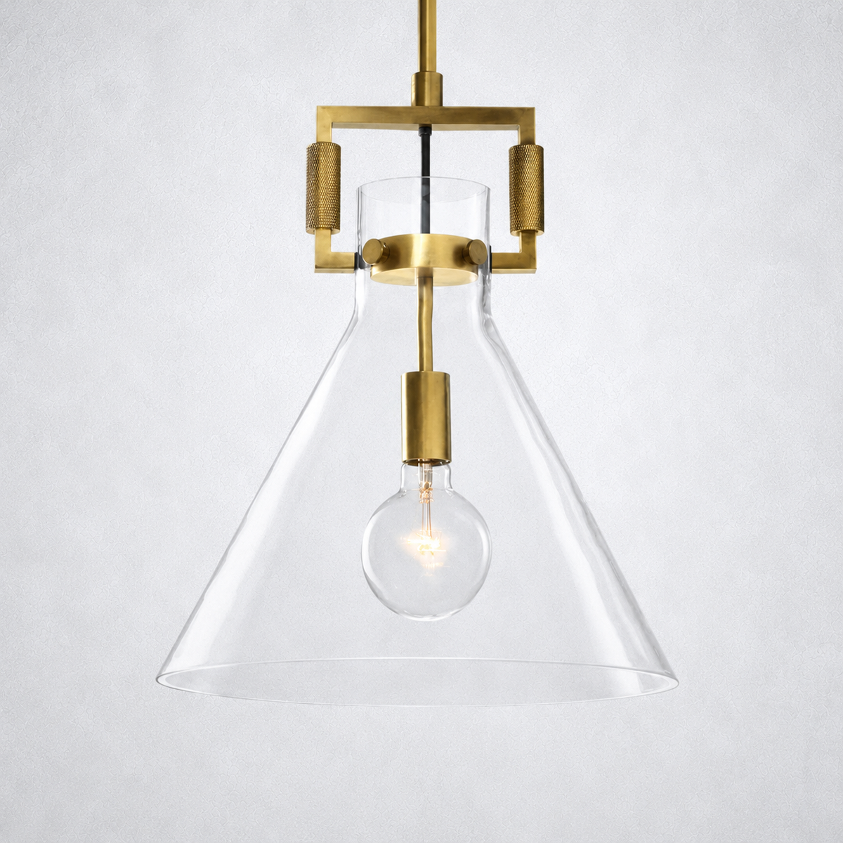 Caledon Glass Funnel Island Pendant