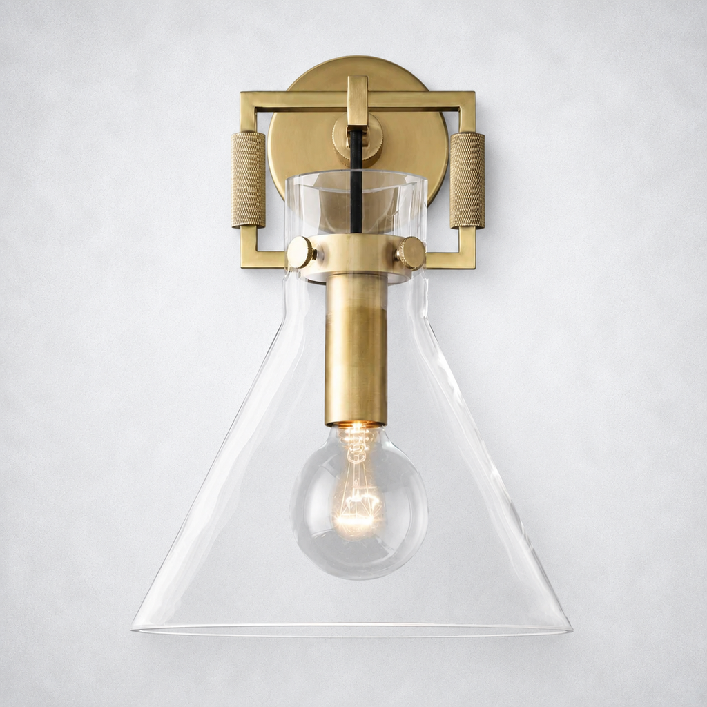 Caledon Glass Funnel Sconce