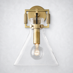 Caledon Glass Funnel Sconce