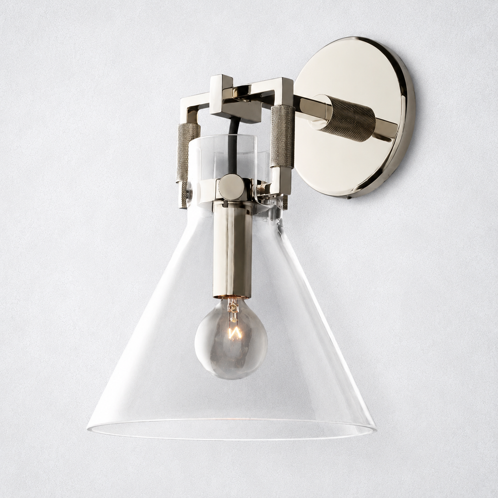 Caledon Glass Funnel Sconce