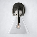 Caledon Glass Funnel Sconce