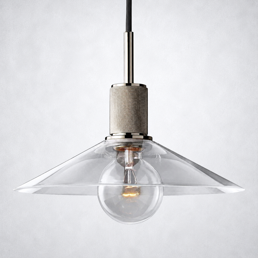 Caledon Glass Slope Shade Island Pendant