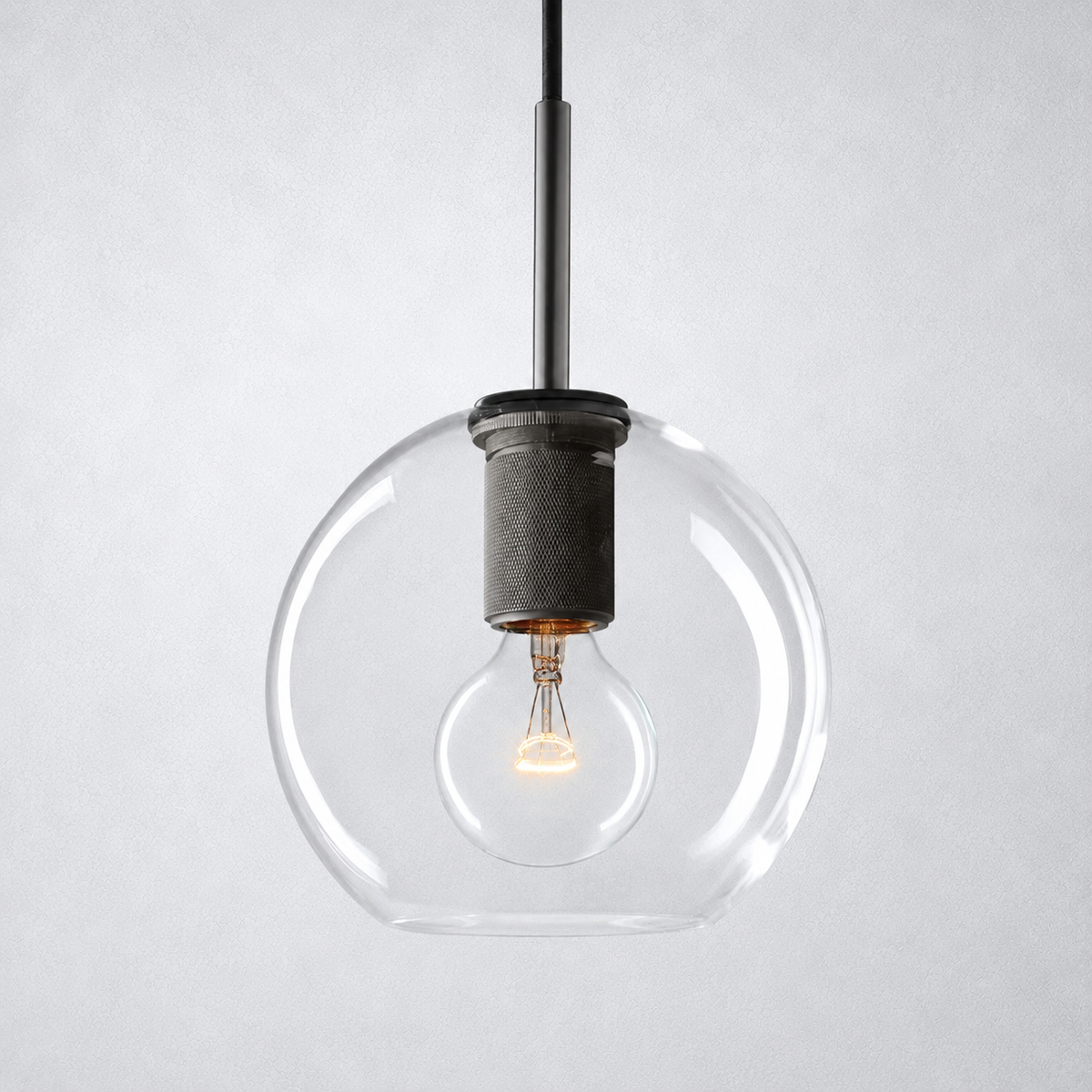 Caledon Globe Shade Pendant Light 8"