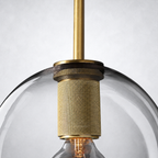 Caledon Globe Shade Pendant Light 8"