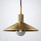 Caledon Metal Slope Shade Island Pendant