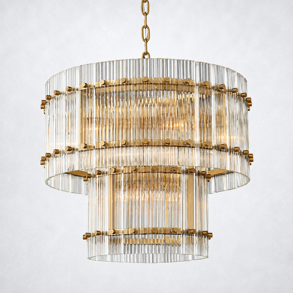 Sorella 2-Tier Round Chandelier 22"