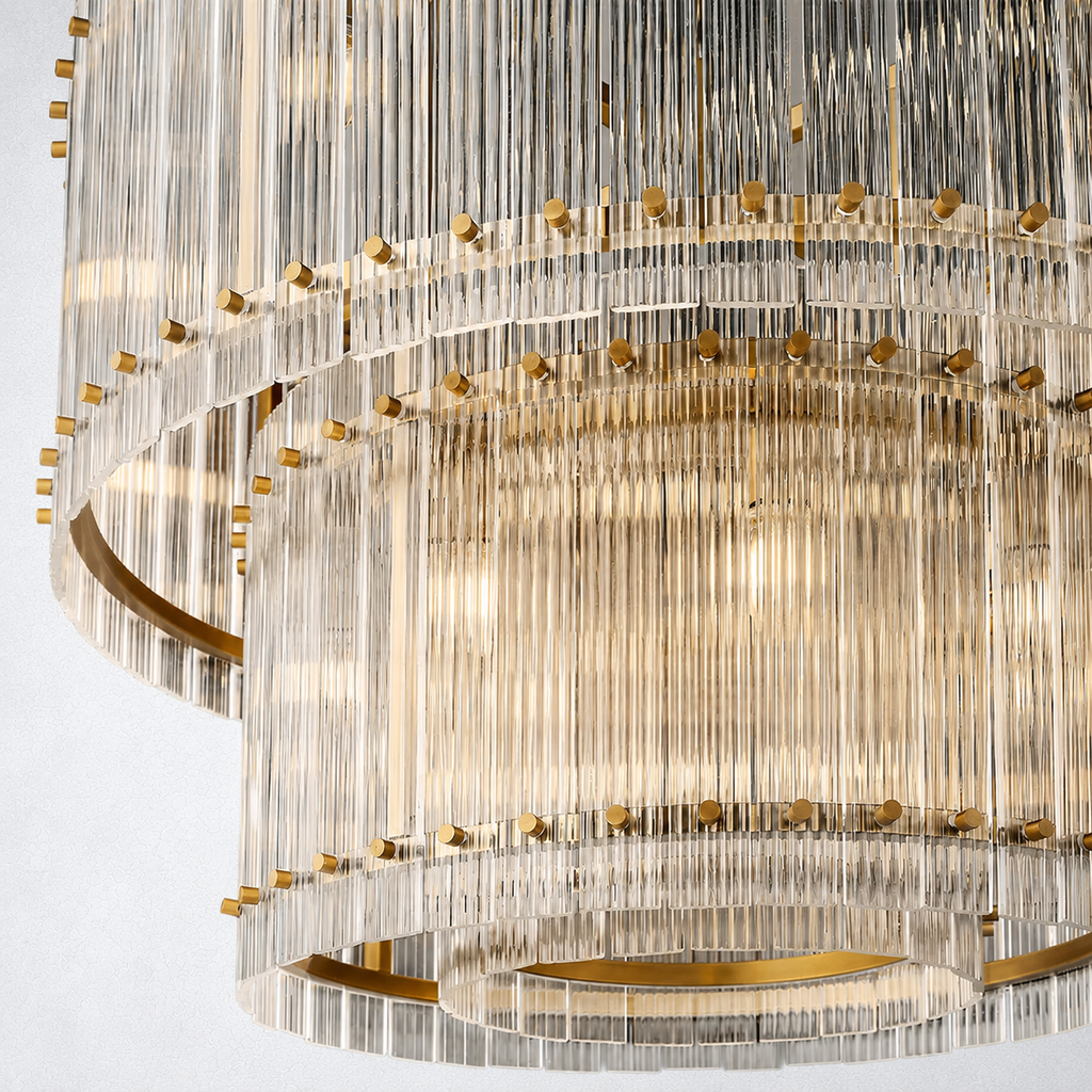 Sorella 2-Tier Round Chandelier 37"