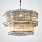 Sorella 2-Tier Round Chandelier 48"