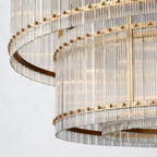 Sorella 2-Tier Round Chandelier 48"