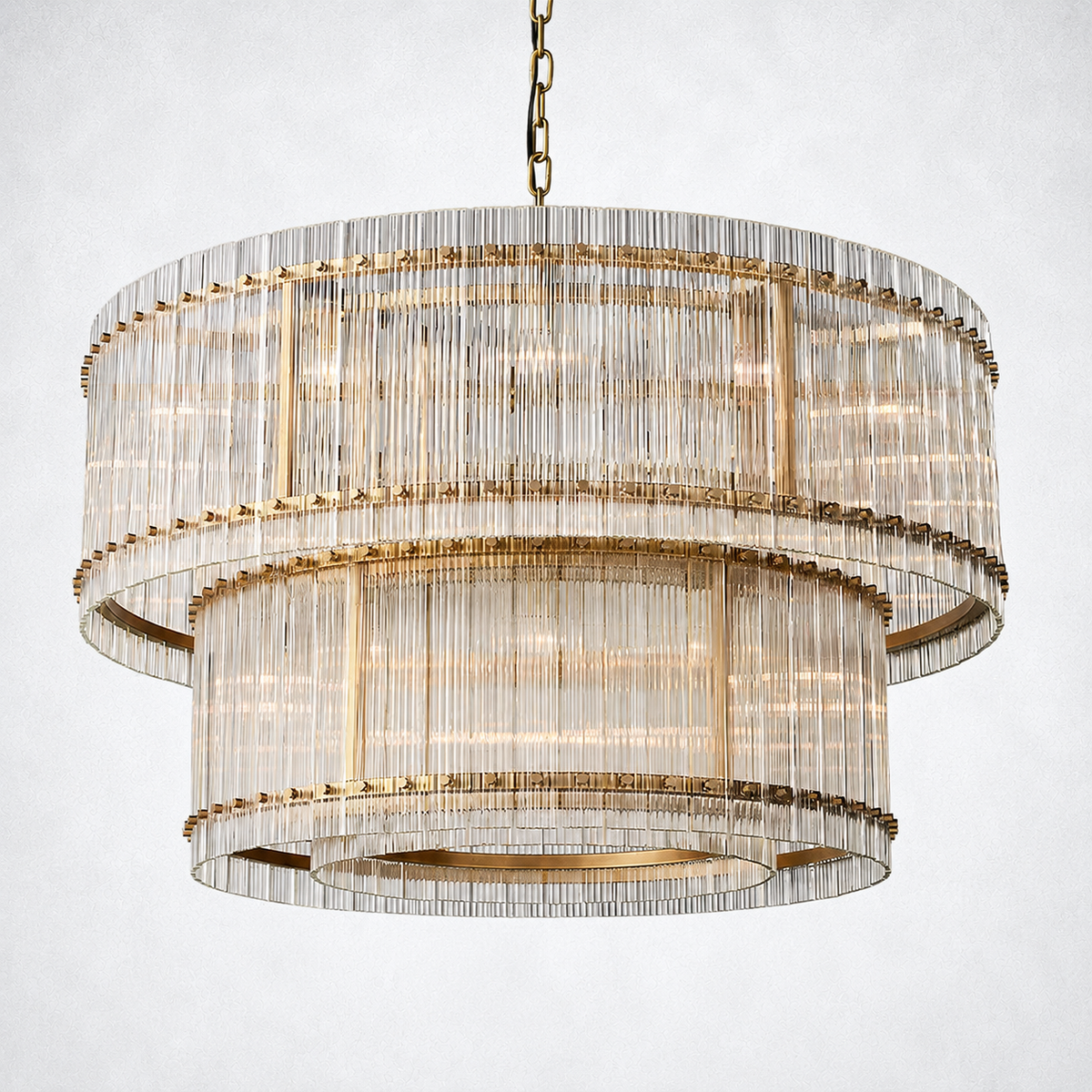 Sorella 2-Tier Round Chandelier 48"