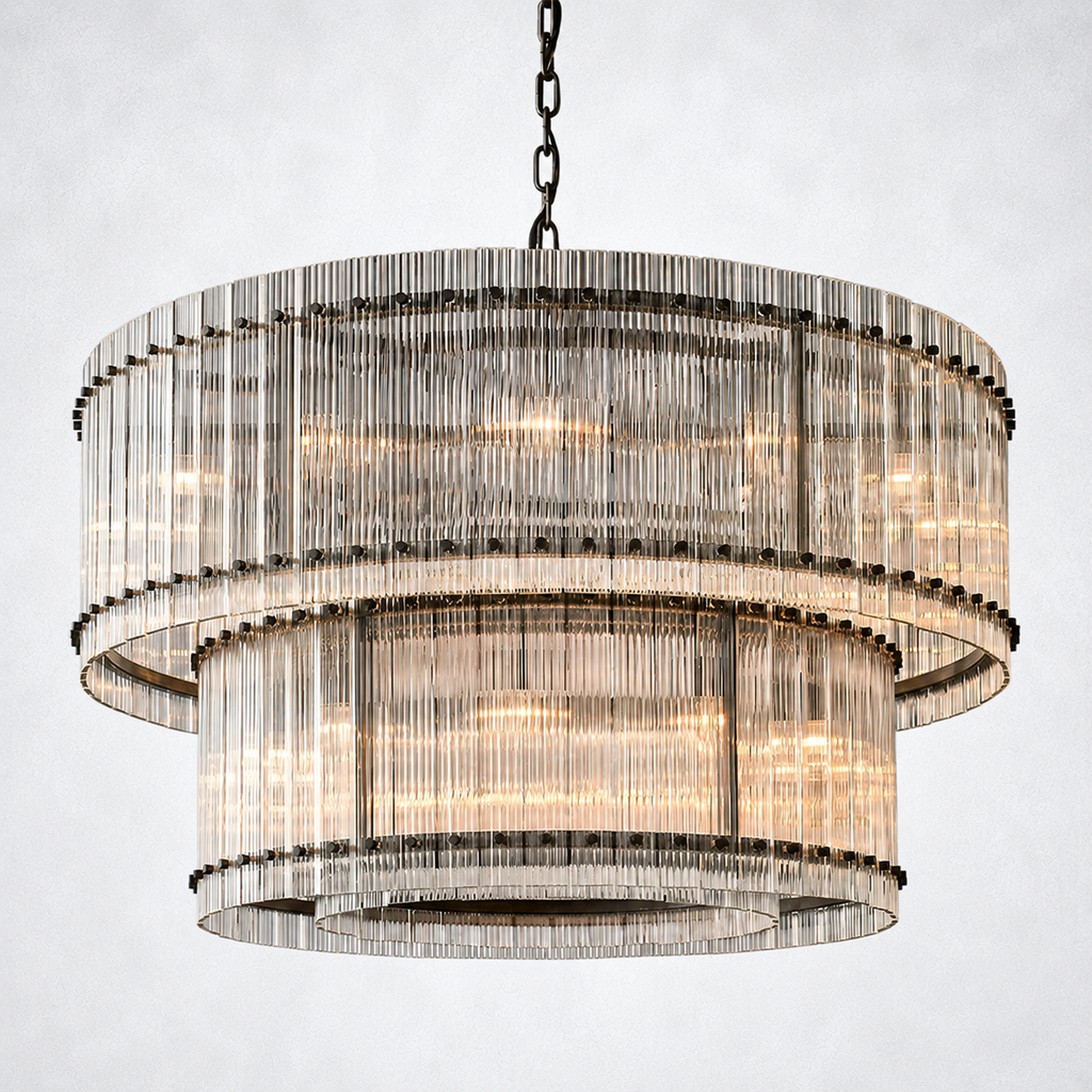 Sorella 2-Tier Round Chandelier 48"