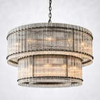 Sorella 2-Tier Round Chandelier 48"