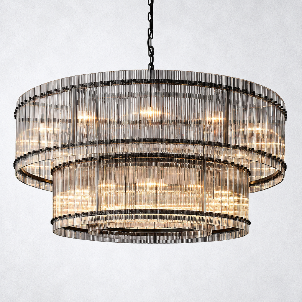 Sorella 2-Tier Round Chandelier 60"