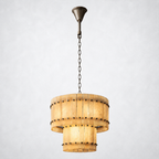 Sorella Alabaster Round Tiered Chandelier 22"