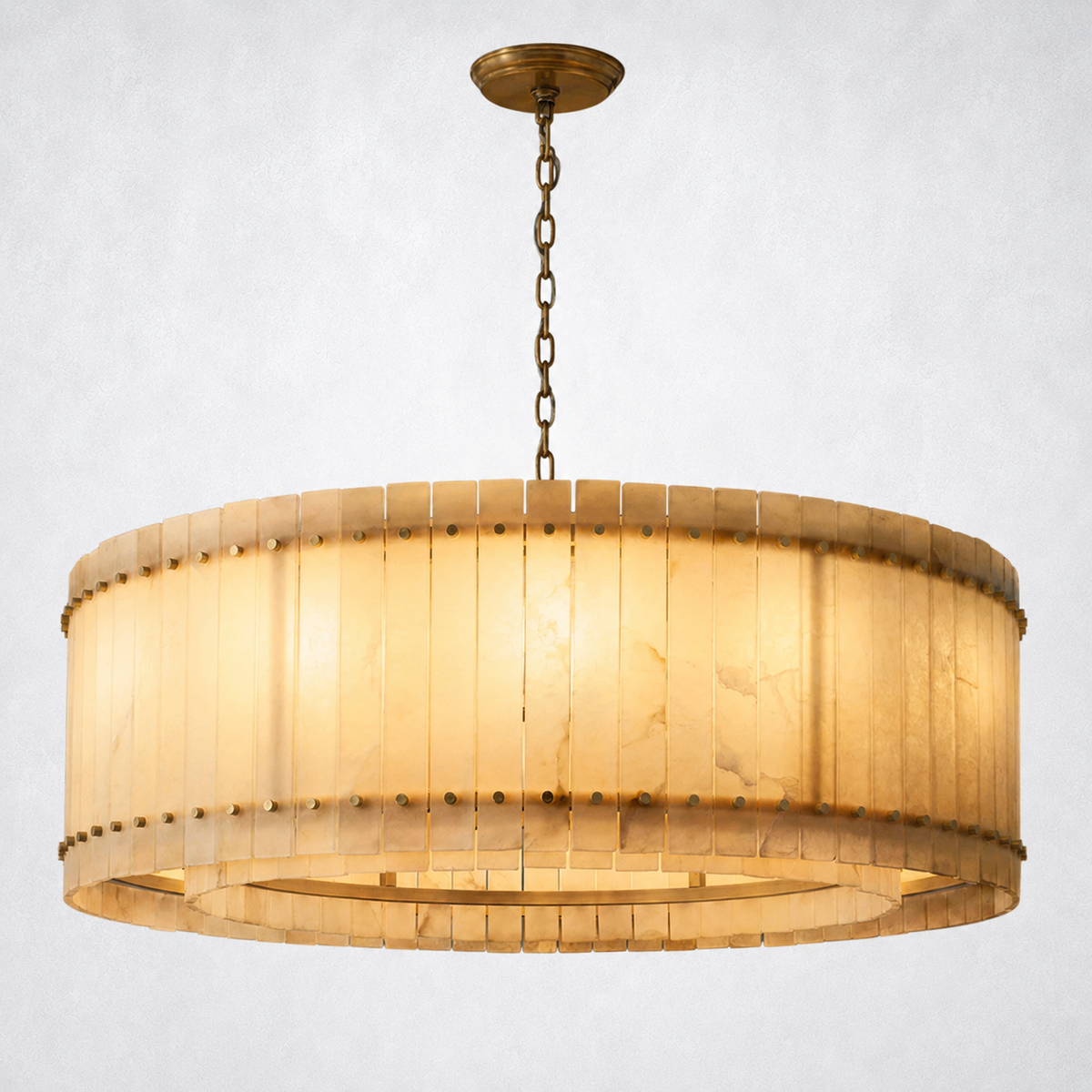 Sorella Alabaster Round Chandelier 48"