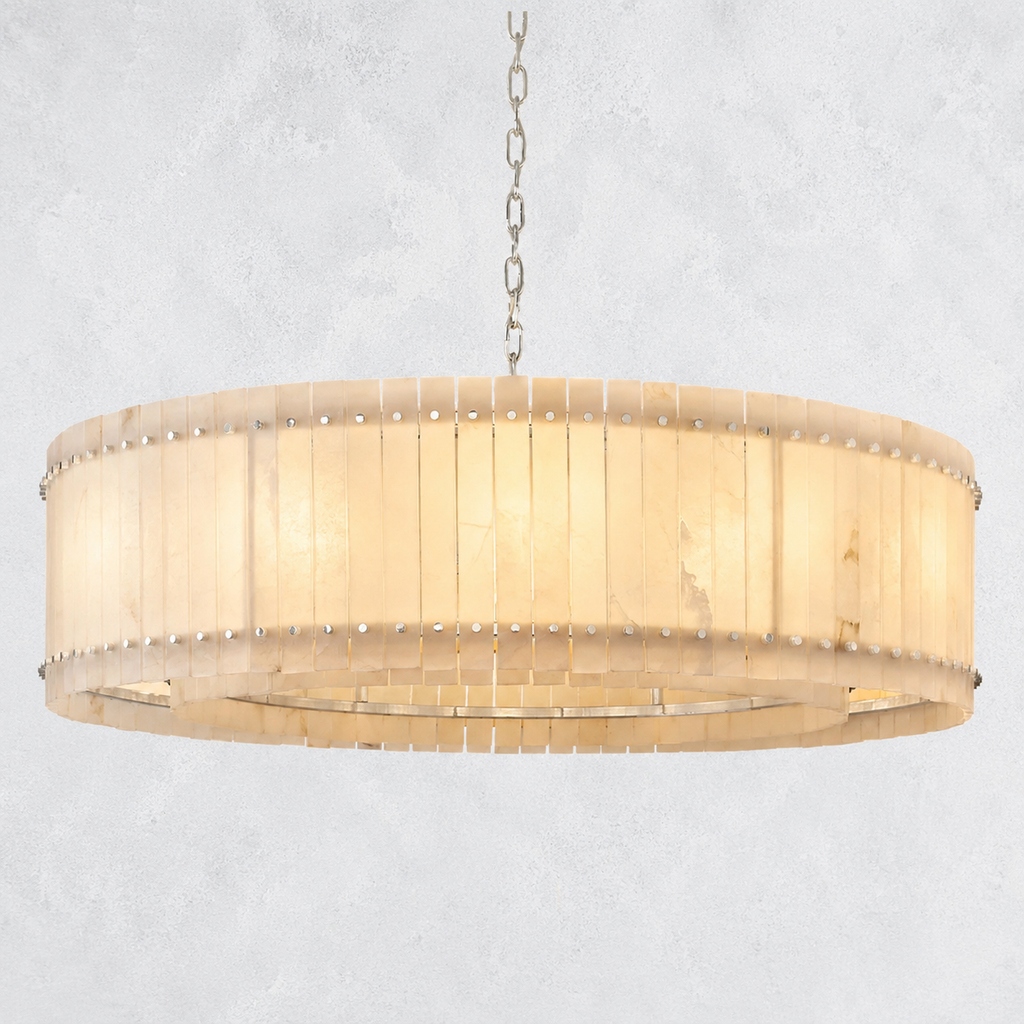 Sorella Alabaster Round Chandelier 60"