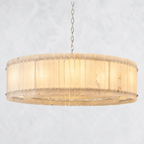 Sorella Alabaster Round Chandelier 60"