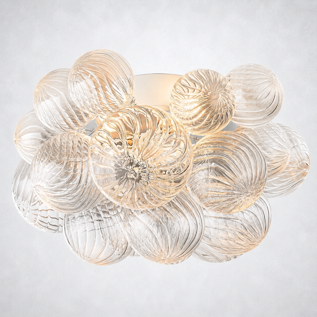 Aurum Glass Flush Mount 20" 25"