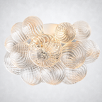 Aurum Glass Flush Mount 20" 25"