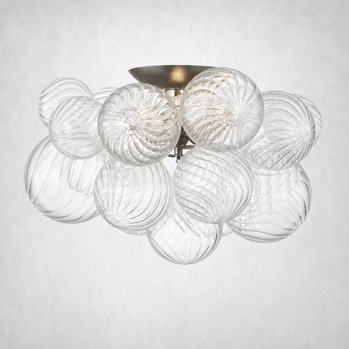 Aurum Glass Flush Mount 20" 25"