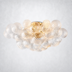 Aurum Glass Flush Mount 20" 25"
